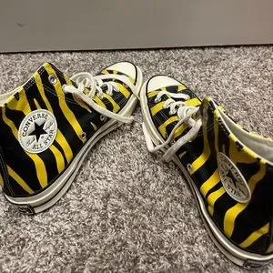 Yellow Converse Archive Print Zebra Archive Print Yellow Zebra